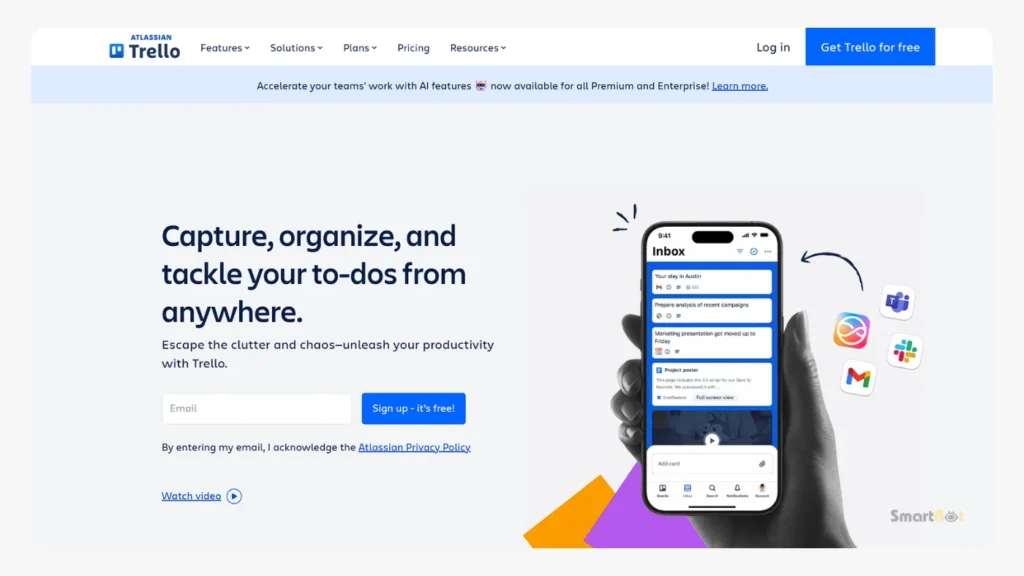 Trello - Best AI Content Planner Tools for 2026