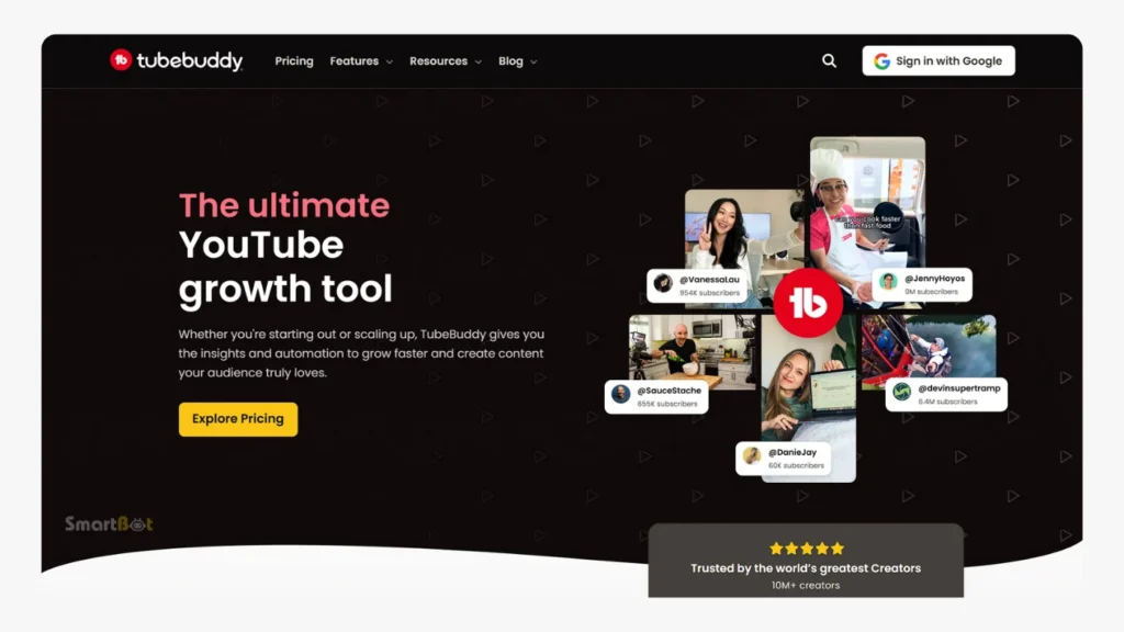 TubeBuddy AI - Best AI for Social Media in 2026